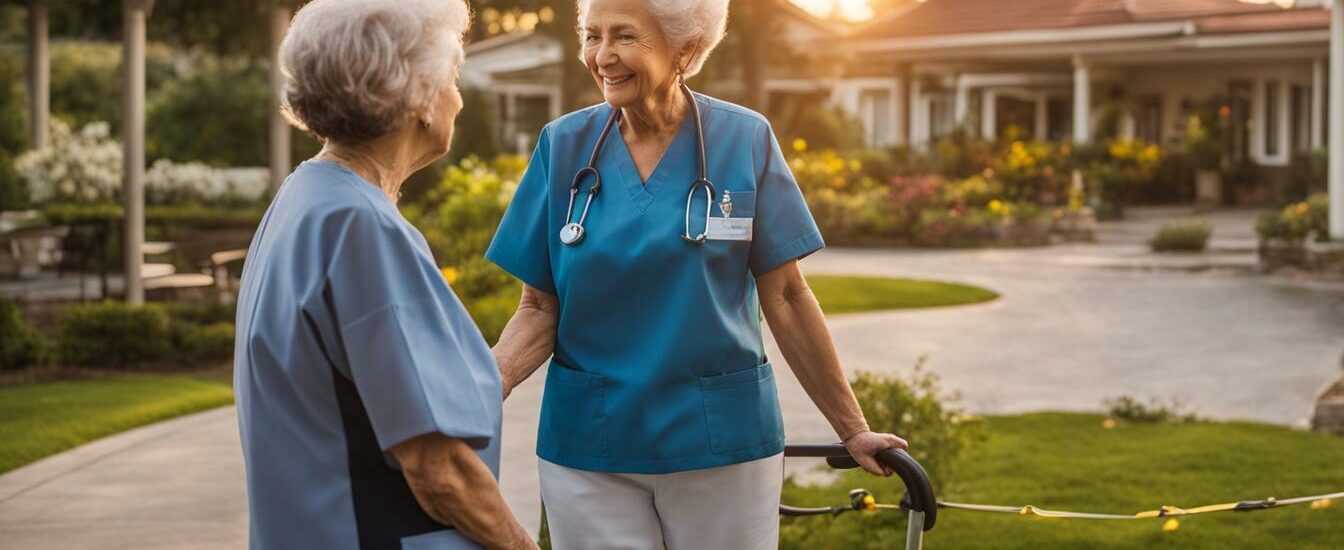 Elderly Care Services Business Concept