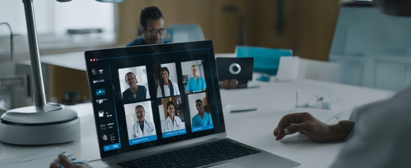 Telehealth and Telemedicine Business Concept